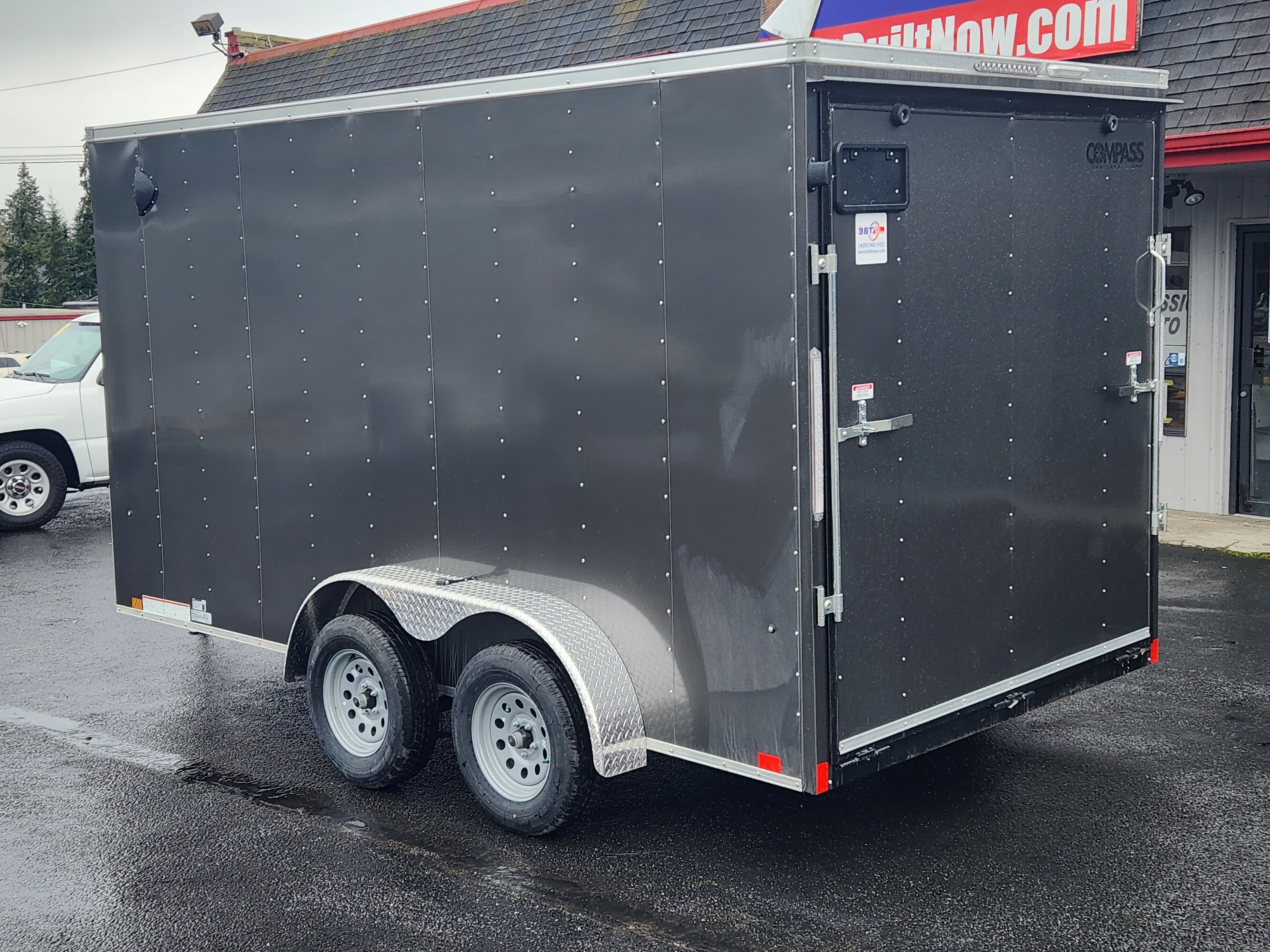 COMPASS 7X14 ENCLOSED/CARGO WITH U.T.V. PACKAGE 